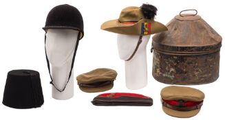 A post-war Kings African Rifles Regiment slouch hat by Wilson & Stafford Ltd, 1961:,