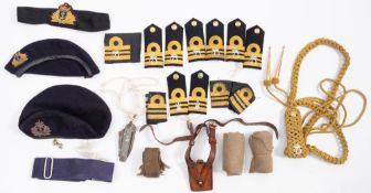 A group of Royal Navy Officer's Royal Household Aides-de-Camp uniform for HRH The Prince and