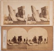 A Sedgefield's Stereoscope card 'Stonehenge.