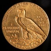 A 1912 Indian five dollars:.