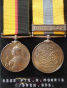 A Sudan pair : awarded to 6522. Pte. H. Morris. 1/Gren. Gds.