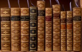 BINDINGS: Arnold, Matthew, Poetical Works, Full tan gilt prize binding, 8vo, 1898.