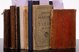 TREWMAN, R. J - THe Exeter Journal, for 1845 : folding county map, org.
