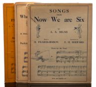 MILNE, A. A - Songs From Now We are Six: illustrated by E. H. Shepard, org.