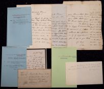 CORNISH MANUSCRIPTS : Sir John S, Trelawney (1816-1885) politician, Captain,