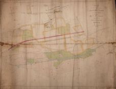 THATCHAM : Map of an Estate called Thatcham Farm and other property belonging to Miss C. M.