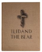 KING ARTHUR: Ilid and the Bear - hand written book by John Keeley of the Brighton College of Art,