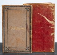 MANUSCRIPT READING LIST : 34 page manuscript list of volumes (from a very good library) in a small