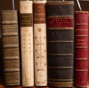 BINDINGS : Roman Missal - morocco signed Asprey, 8vo, 1961. With 4 other leather bound books.