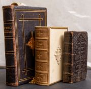 BIBLIA : The Book of Common Prayer, cont. black morocco, 12 mo, James Watson, Edinburgh, 1720.