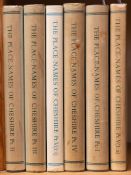 PLACE NAME SOCIETY : Dodgson, J. M. The Place-Names of Cheshire, 6 vols, org.