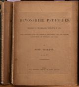 TUCKETT, John - Devonshire Pedigrees. Recorded in the Herald's Visitation of 1620 : 2 vols, org.
