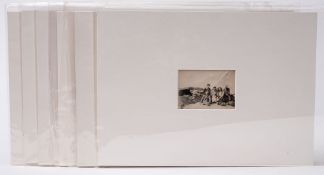 LEACH, Bernard: a collection of six original unpublished photographs of Bernard Leach,
