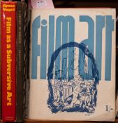 FILM ART: Nos. 6 - 10, org. wrappers, 4to, 1935-37. With 3 other books on related subject.