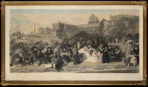 FRITH, W. P - ' Life at the Seaside.' Ramsgate 1854 : Large steel engraving by C. W.