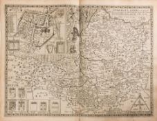 SPEED, John - 18 uncoloured maps from ' The Theatre of the Empire of Great Britain,