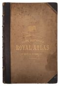 JOHNSTON'S Royal Atlas of Modern Geography : 48 maps coloured in outline, org.