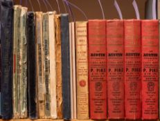 BESLEYS DIRECTORY of EXETER : 9 volumes, cloth, and paper wrappers some with wear and, 4to, 1924,