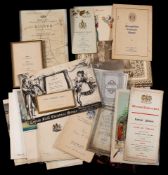 MENUS : a collection of decorative printed menus.