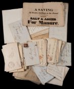 BROADSIDE : ' A Saving of Twelve Shillings in the Pound by Using Salt & Ashes for Manure,' Besley,