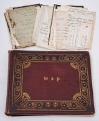 ALBUM : of manuscript family letters to members of the Parkes family, inc.