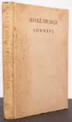 SPURRIER, Steven: illustrator - Shakespeare The Sonnets - colour plates, vellum soiled, 4to, F.