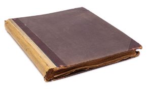 PHOTOGRAPH ALBUM : Malta, Italy, morocco spine taped, 4to, inc. large views of Malta i.