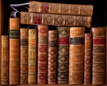 BINDINGS : Helps, Arthur, The Life of Hernando Cortes - 2 vols in one, full calf, 8vo, 1871.
