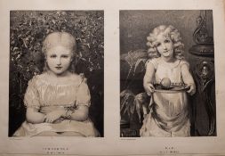 SCRAP ALBUM : late 19th cent. album crammed full of all manner of prints inc.