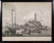 CHINA : ' View of the Tchin-Shan, or Golden Island in the Yang-Tse-Kiang ...