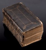 BIBLE: The Holy Bible Containing the Old Testament and the New , contemporary calf,