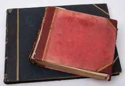 PHOTOGRAPH ALBUMS : Great Britain photographs, cont. half morocco, lg. oblong 4to, 19th cent.