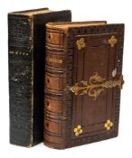BIBLIA : The Book of Common Prayer, cont. full morocco with metal clasps, etc, 12mo,1857.