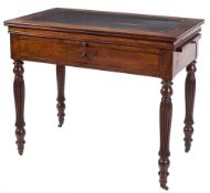 An early 19th Century mahogany architect's table:,