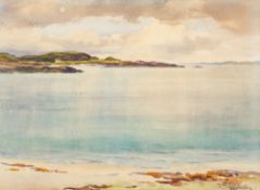 * Wycliffe Egginton [1875-1951]- On The Coast of Morar,:- signed bottom right, watercolour,