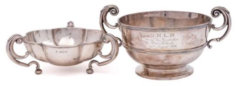 A Victorian silver rose bowl, maker Charles Stuart Harris, London,