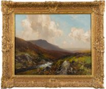 Frederick John Widgery [1861-1942]- A Dartmoor stream,:- signed and dated 1934 oil on canvas,