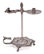 A George V silver wax jack, maker John Henry Rawlings, London,