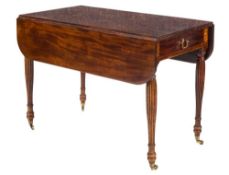A Regency mahogany Pembroke table in the manner of Gillows:,