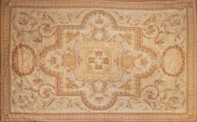 An Aubusson tapestry:,