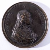 An Italian Renaissance bronze medal: After Selvi, Giovanni Lami (1697-1770), lawyer, bronze medal,