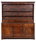 An 18th Century oak dresser,
