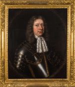 Attributed to Mary Beale [1632-1697]- Portraits of a lady and gentleman,