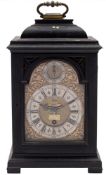 William Threlkeld, London a Georgian quarter-repeating bracket clock: the eight-day duration,