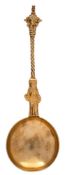 Of Icelandic & Faroe Islands Interest A late 18th Century silver gilt presentation spoon,