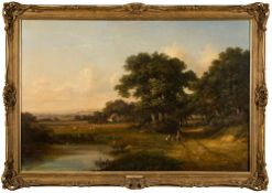 Attributed to George Walter Williams [1834-1906]- River landscape,