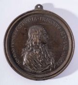 An Italian Renaissance bronze medal: Giovanni Gastone de Medici,