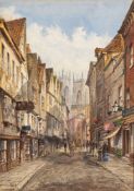 * George Garden Colville [1887-1970]- York,:- signed, watercolour, 32 x 22cm.