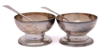 A George III silver salt, maker Robert Hennell I & Samuel Hennell, London,