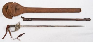 An Edward VII Officers dress sword by Hawkes & Co,